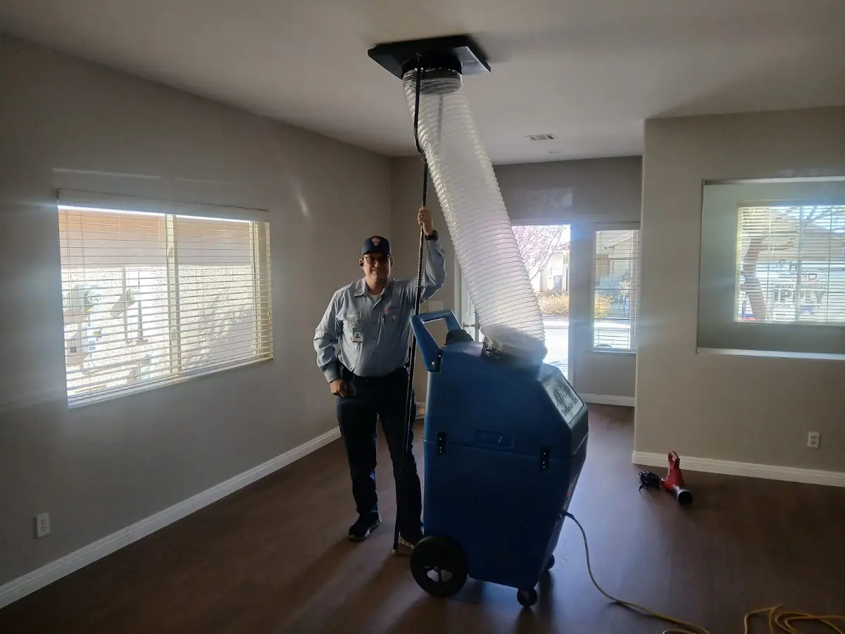 Professional Dryer Vent Cleaning work inside a Pearsall home